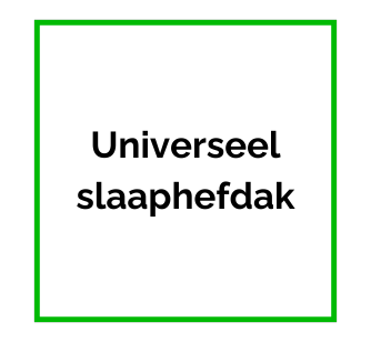 Universeel slaaphefdak camper van